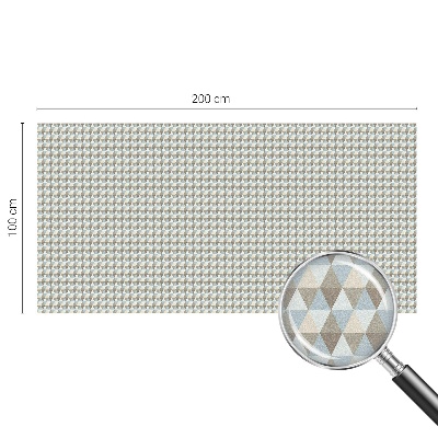 Pieninė plėvelė langams su raštu Geometriniai trikampiai
