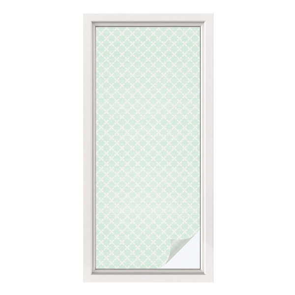 Matinė plėvelė langams su vitražo efektu Pastelinė simetrija