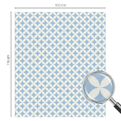 Matinė klijuojama plėvelė langams Geometrinis elegancija