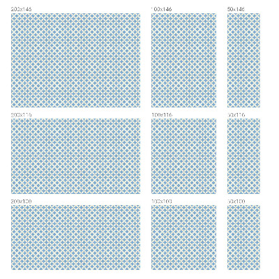 Matinė klijuojama plėvelė langams Geometrinis elegancija
