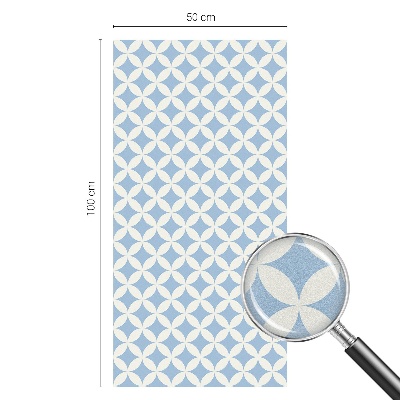 Matinė klijuojama plėvelė langams Geometrinis elegancija