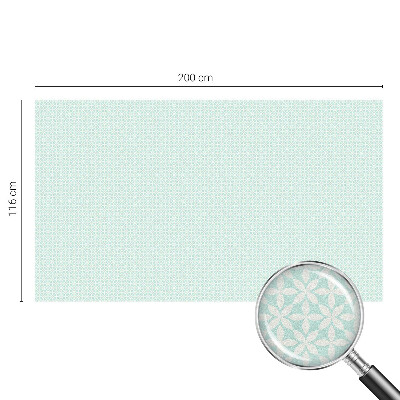 Nepermatoma plėvelė langams Gėlių simetrija