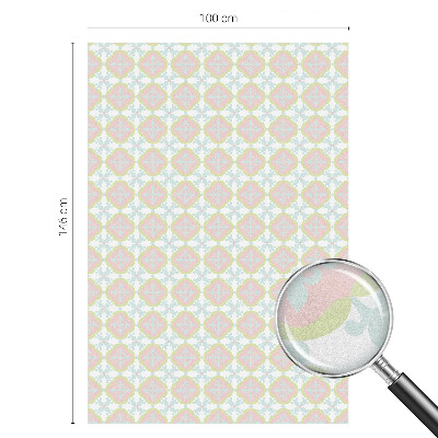 Matinė klijuojama plėvelė langams Pastelinis ornamentas