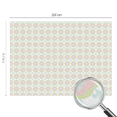 Matinė klijuojama plėvelė langams Pastelinis ornamentas