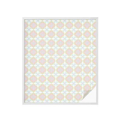 Matinė klijuojama plėvelė langams Pastelinis ornamentas