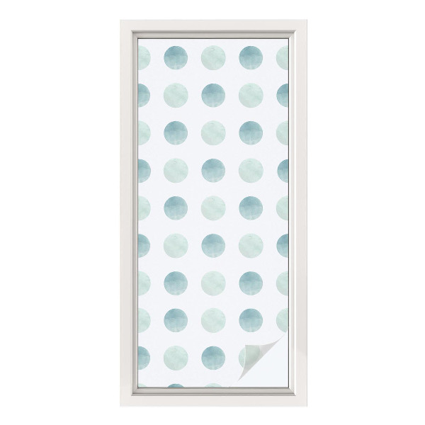 Plėvelė langams privatumui vitražas Subtilūs apskritimai