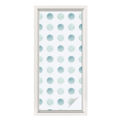 Plėvelė langams privatumui vitražas Subtilūs apskritimai