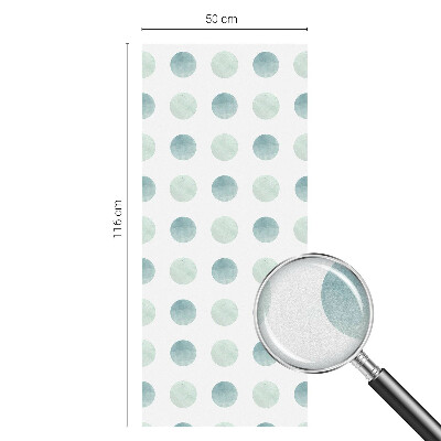 Plėvelė langams privatumui vitražas Subtilūs apskritimai