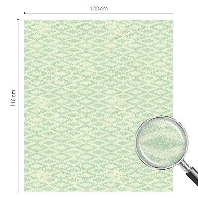 Nepermatoma plėvelė langams Žali rombai