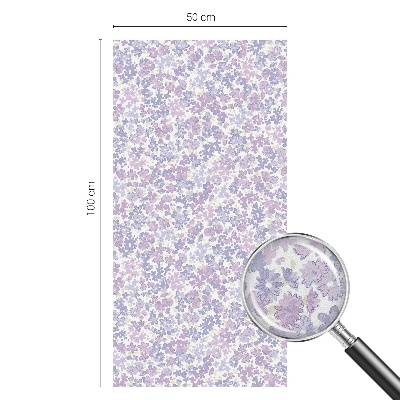 Matinė klijuojama plėvelė langams Gėlių lengvumas