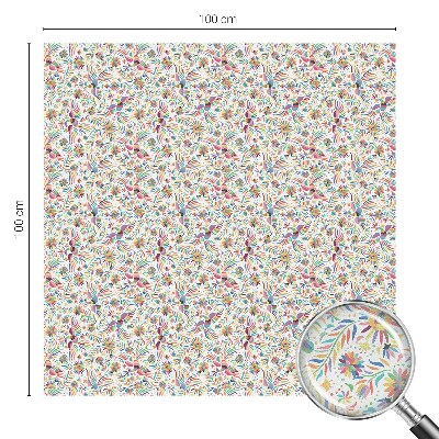 Plėvelė langams privatumui vitražas Spalvinga egzotika