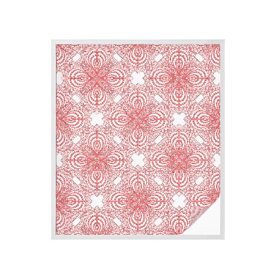 Matinė plėvelė langams su vitražo efektu Nėrinių raštai