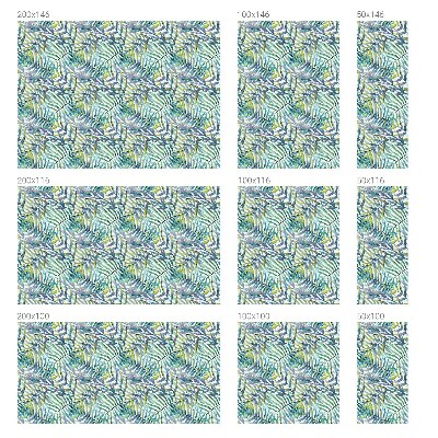 Pieninė plėvelė langams su raštu Tropinė akvarelė