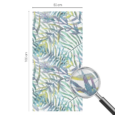 Pieninė plėvelė langams su raštu Tropinė akvarelė