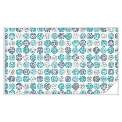 Plėvelė langams privatumui vitražas Geometriniai apskritimai