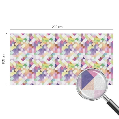 Matinė klijuojama plėvelė langams Abstrakti mozaika