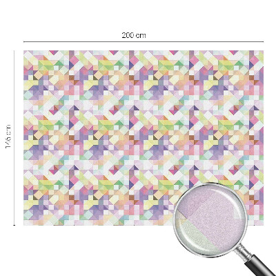 Matinė klijuojama plėvelė langams Abstrakti mozaika