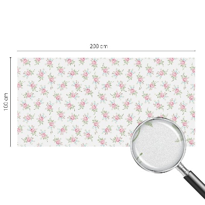 Matinė klijuojama plėvelė langams Romantiškos rožės