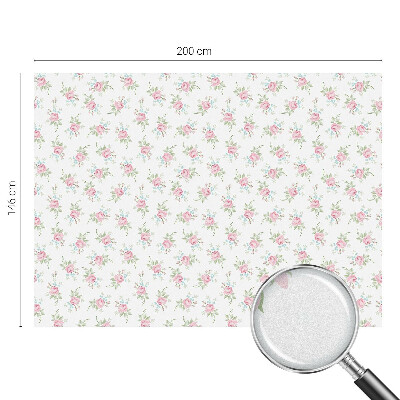 Matinė klijuojama plėvelė langams Romantiškos rožės