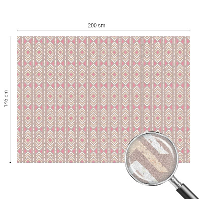 Matinė klijuojama plėvelė langams Etniniai rombai