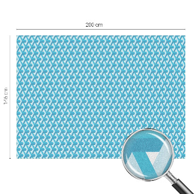 Nepermatoma plėvelė langams Geometriniai kubai