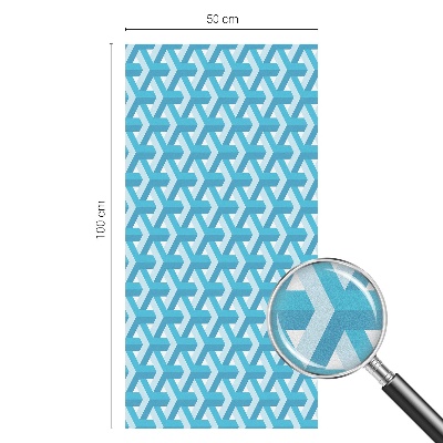 Nepermatoma plėvelė langams Geometriniai kubai