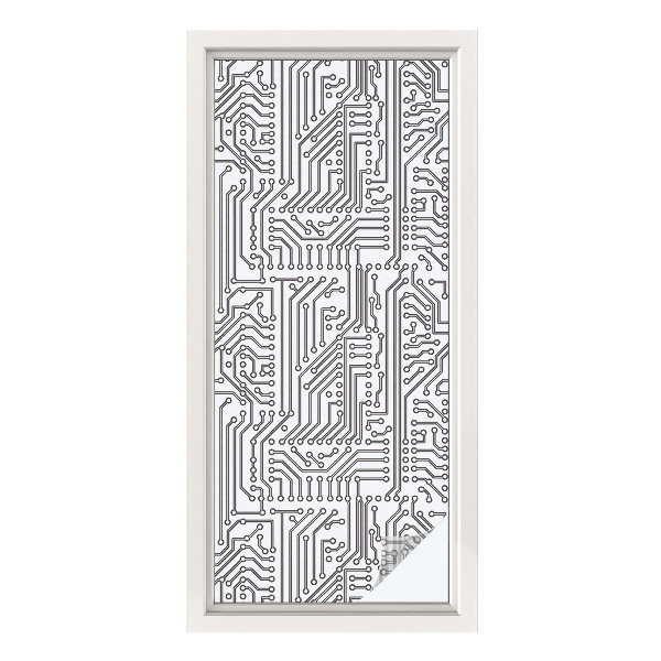 Pieninė plėvelė langams su raštu Techninė tema