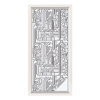 Pieninė plėvelė langams su raštu Techninė tema