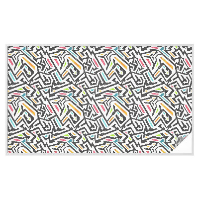 Matinė klijuojama plėvelė langams Abstrakti geometrija