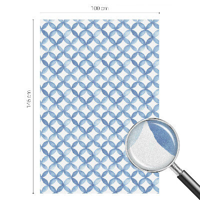 Matinė plėvelė langams su vitražo efektu Geometrinės gėlės