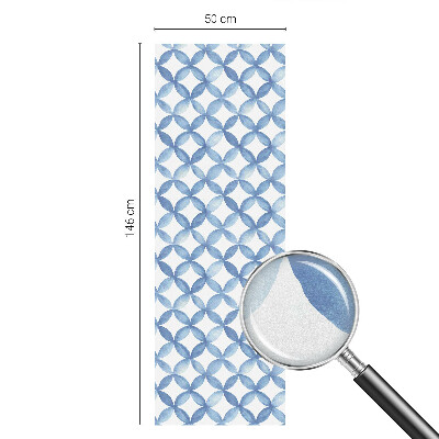 Matinė plėvelė langams su vitražo efektu Geometrinės gėlės