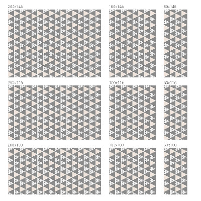 Nepermatoma plėvelė langams Šiuolaikinė geometrija