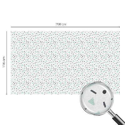 Plėvelė langams privatumui vitražas Geometrinės figūros