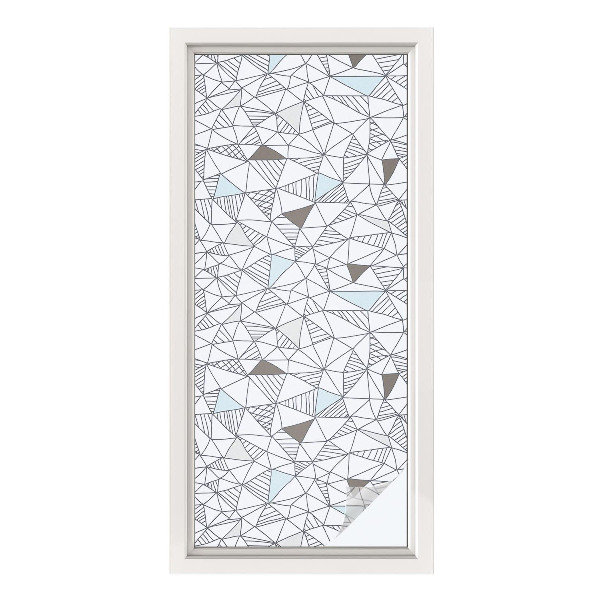 Nepermatoma plėvelė langams Abstrakčios formos