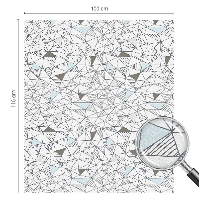 Nepermatoma plėvelė langams Abstrakčios formos