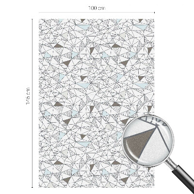 Nepermatoma plėvelė langams Abstrakčios formos