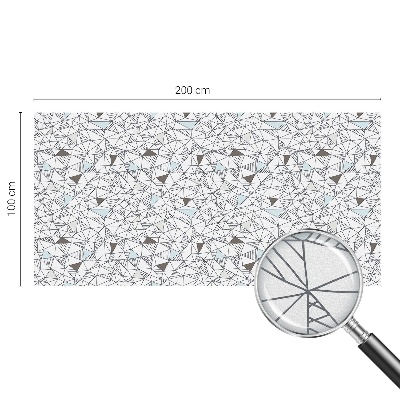 Nepermatoma plėvelė langams Abstrakčios formos