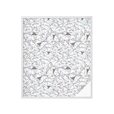 Nepermatoma plėvelė langams Abstrakčios formos