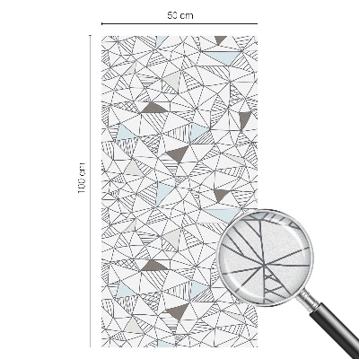 Nepermatoma plėvelė langams Abstrakčios formos