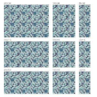 Pieninė plėvelė langams su raštu Gėlių plytelės