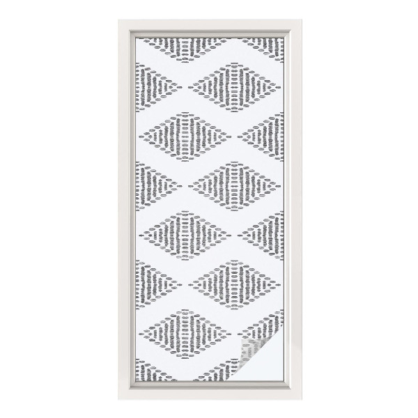 Nepermatoma plėvelė langams Geometriniai deimantai