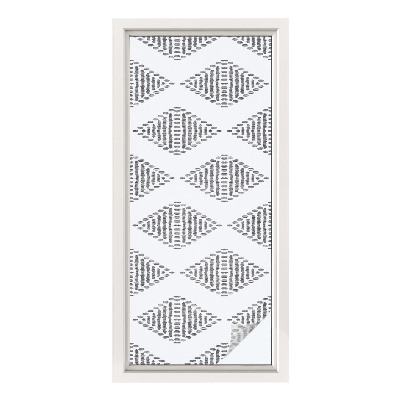 Nepermatoma plėvelė langams Geometriniai deimantai