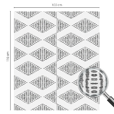 Nepermatoma plėvelė langams Geometriniai deimantai