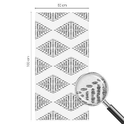 Nepermatoma plėvelė langams Geometriniai deimantai