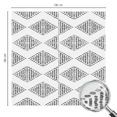 Nepermatoma plėvelė langams Geometriniai deimantai