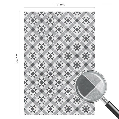 Matinė klijuojama plėvelė langams Geometriniai raštai