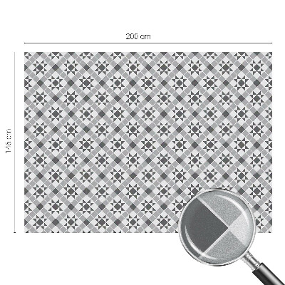 Matinė klijuojama plėvelė langams Geometriniai raštai