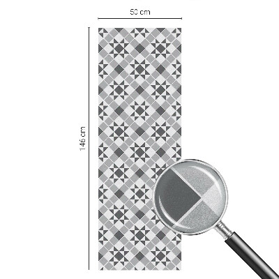 Matinė klijuojama plėvelė langams Geometriniai raštai