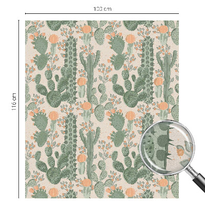 Nepermatoma plėvelė langams Žalieji sukulentai