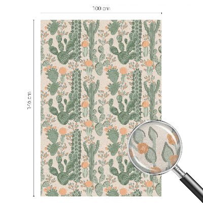 Nepermatoma plėvelė langams Žalieji sukulentai